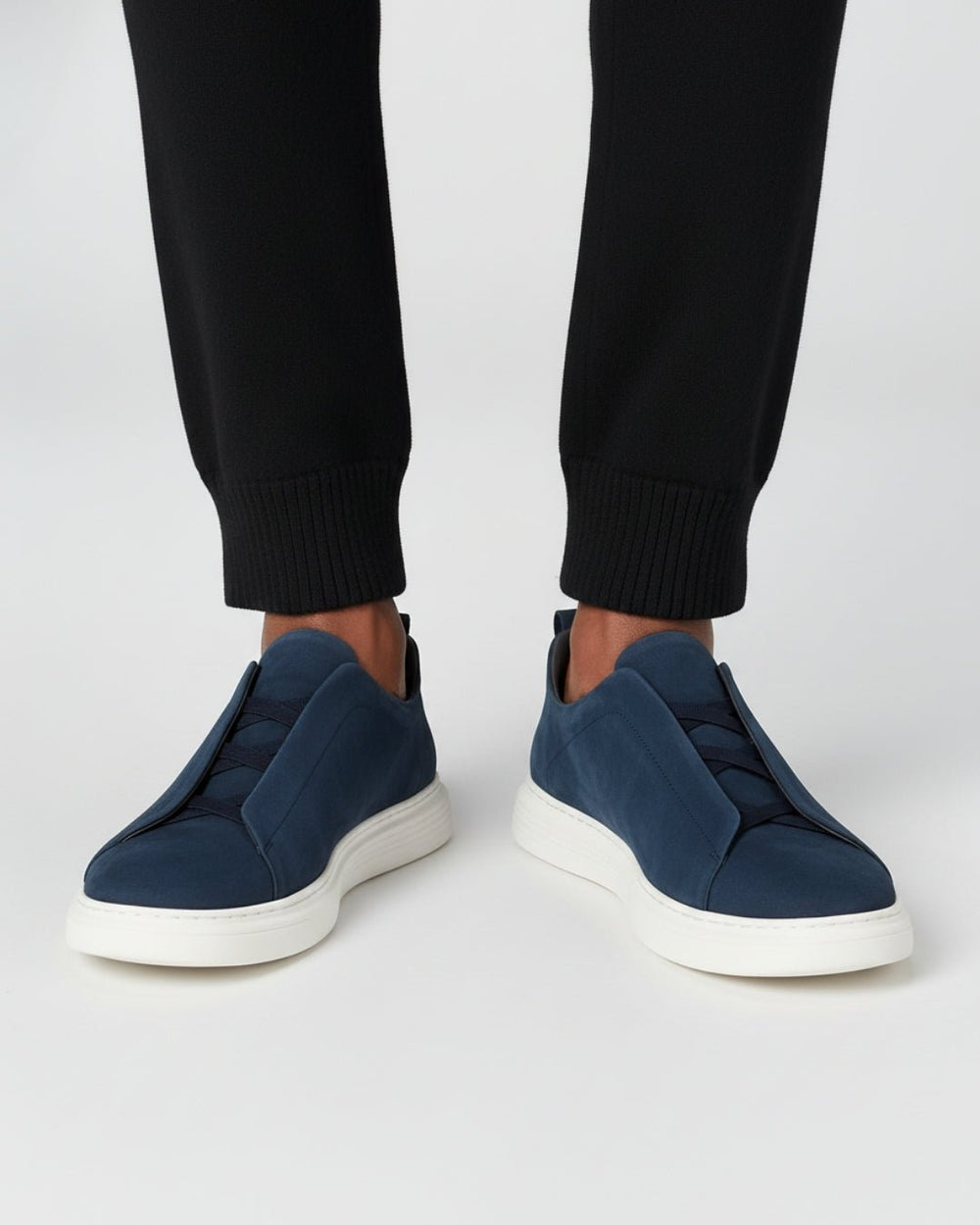Women's Slip-On Platform Sneakers with Ankle Tab-8