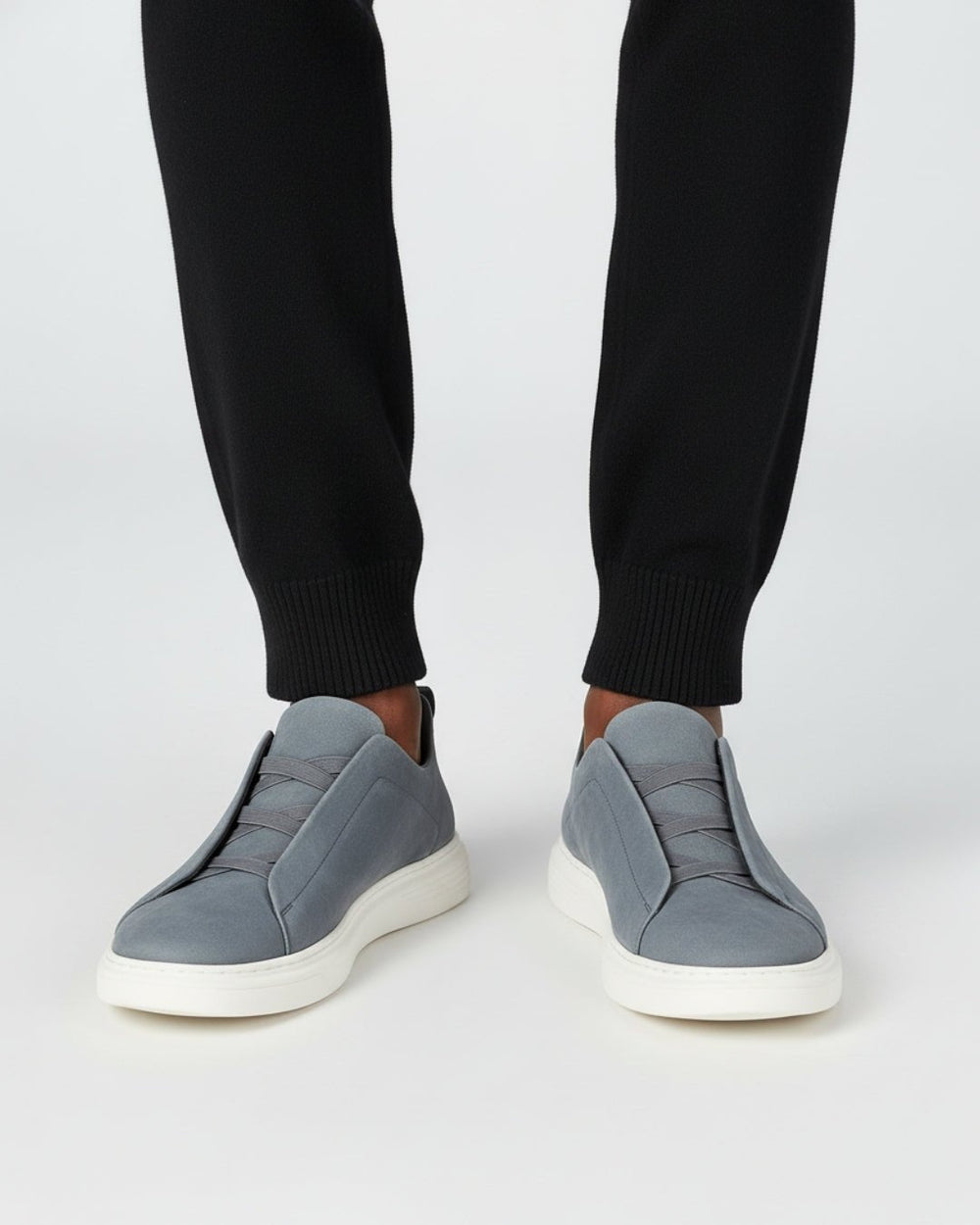 Women's Slip-On Platform Sneakers with Ankle Tab-9