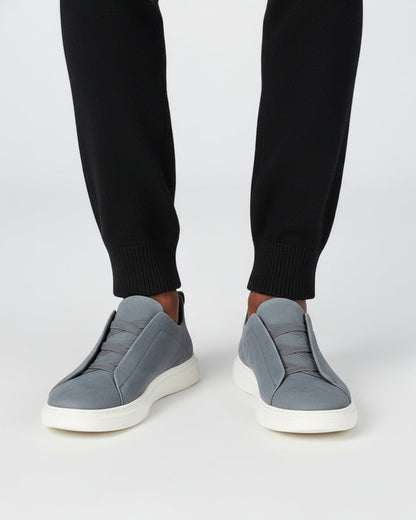 Women's Slip-On Platform Sneakers with Ankle Tab-9