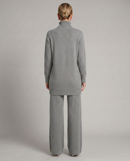 Women's Knit Two-Piece Set Turtleneck