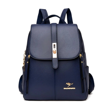 Women's Backpack with Leather Finish