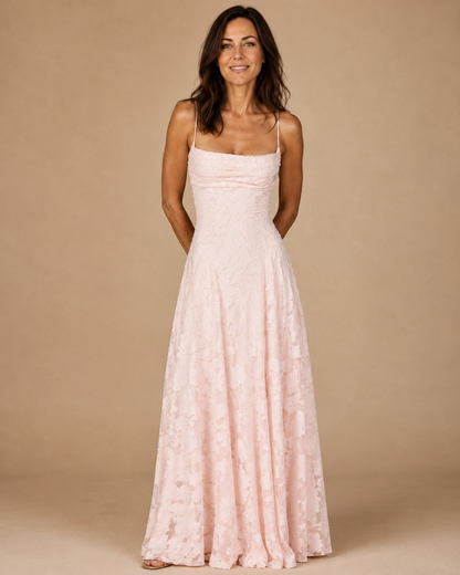 Women's Backless Maxi Wedding Guest Dress