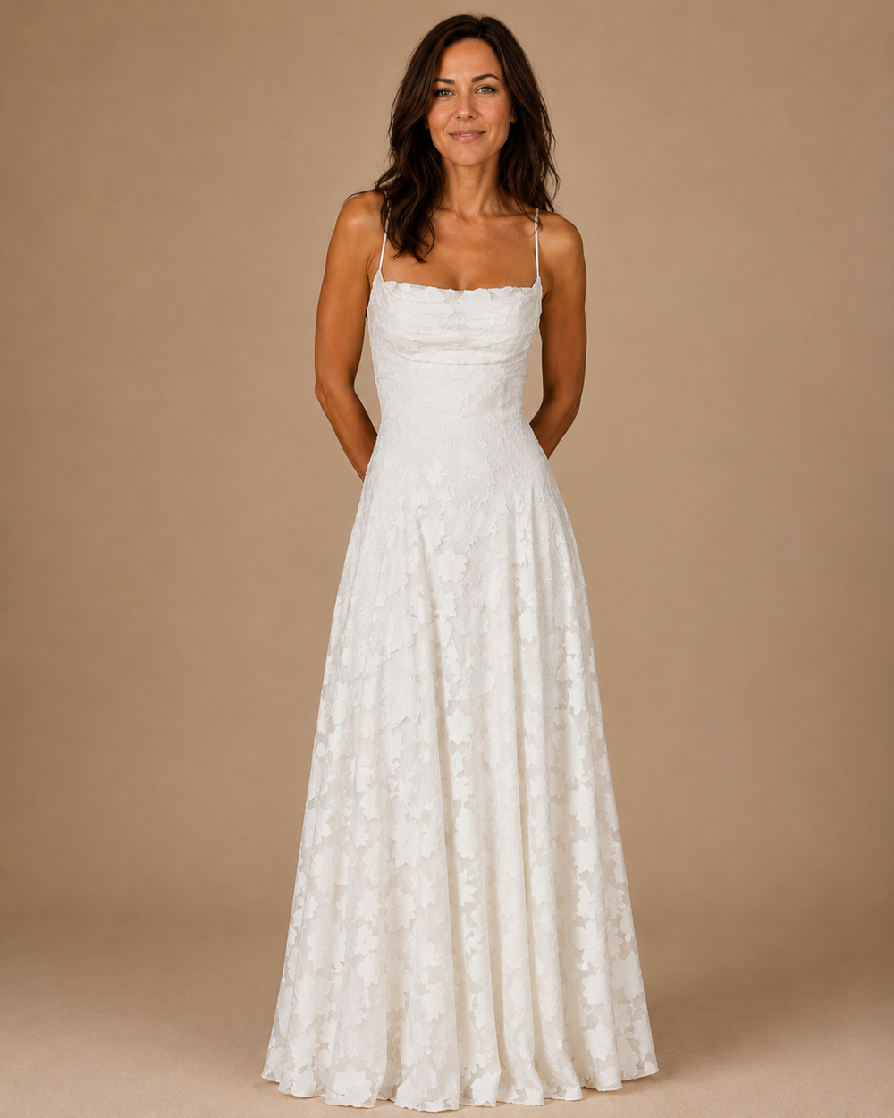 Women's Backless Maxi Wedding Guest Dress