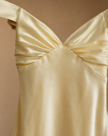 Women's Maxi Wedding Guest Dress Open Back