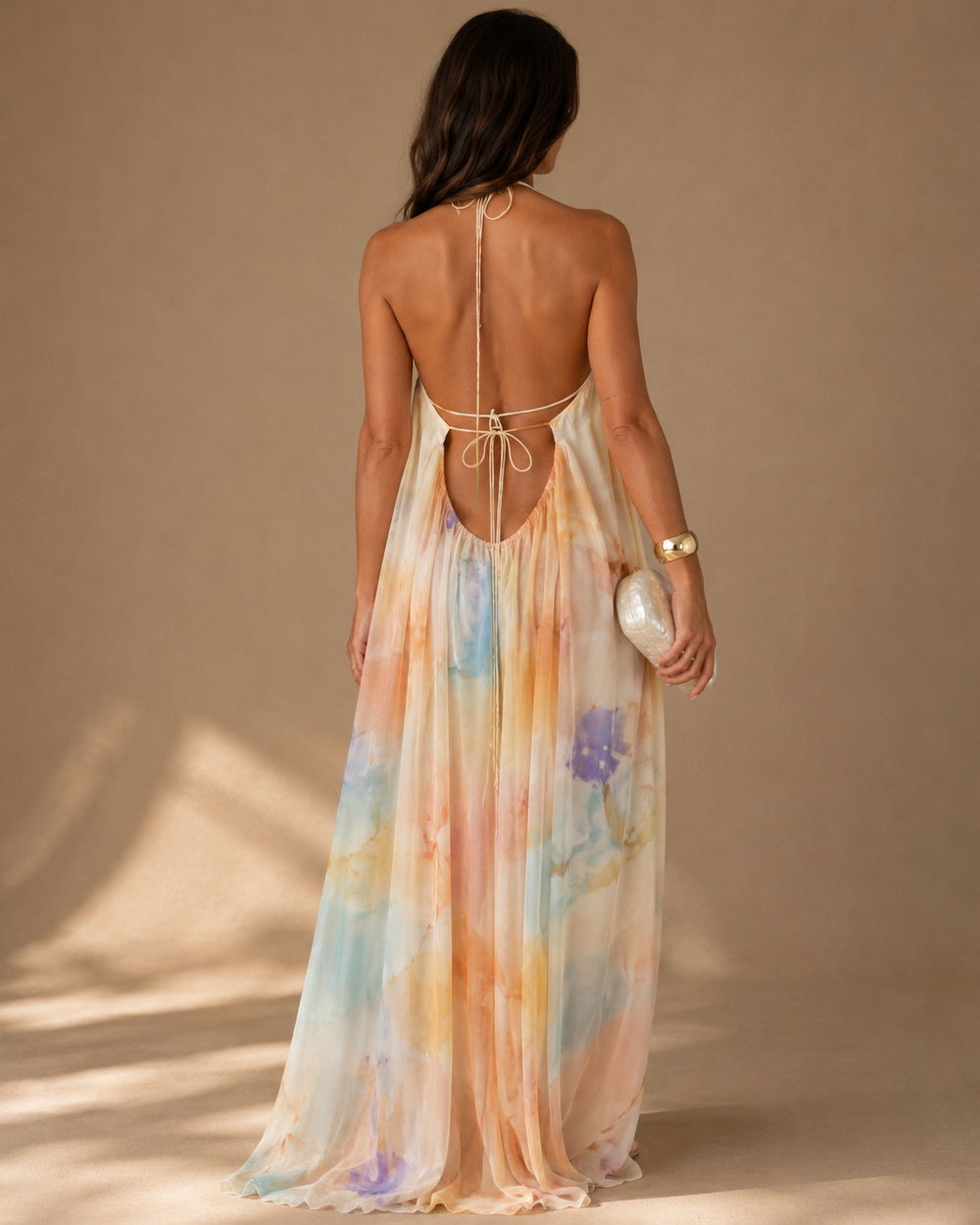 Women's Sleeveless Maxi Cocktail Dress