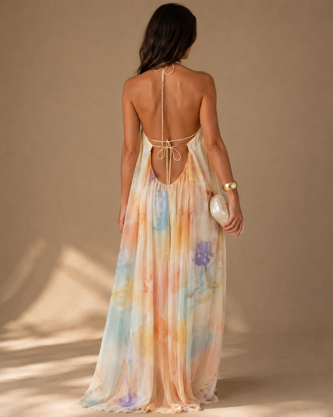Women's Sleeveless Maxi Cocktail Dress