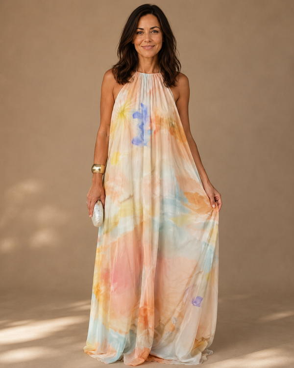 Women's Sleeveless Maxi Cocktail Dress