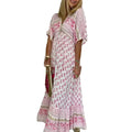 Women's Printed Floral Maxi Dress