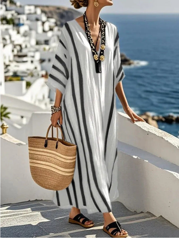 Women's Long Kaftan Maxi Dress