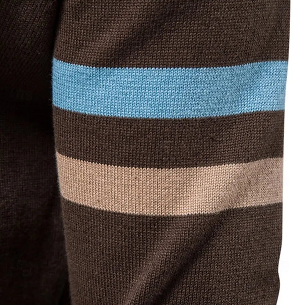 Women's Colour-Block Zip-Through Knit Cardigan