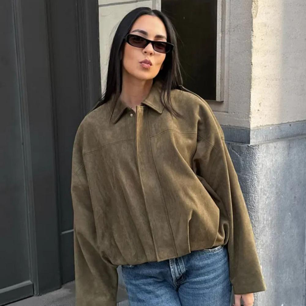 Chloé Rivière | Oversized Bomber Jacket For Women-3