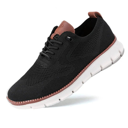 Men's Knit Sneakers with Cushioned Sole