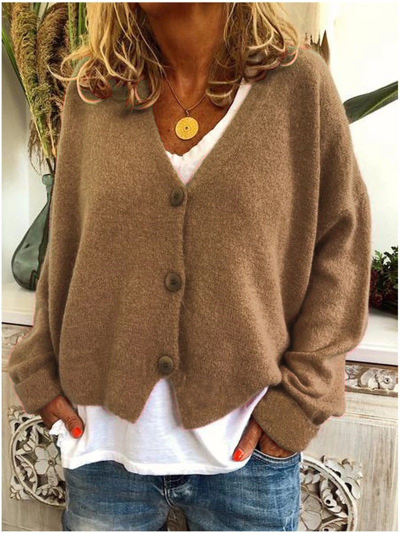Women's Soft Knit Cardigan with Open Front