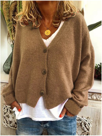 Women's Soft Knit Cardigan with Open Front