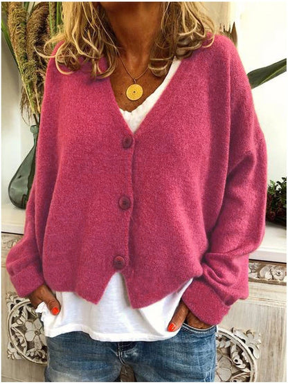 Women's Soft Knit Cardigan with Open Front