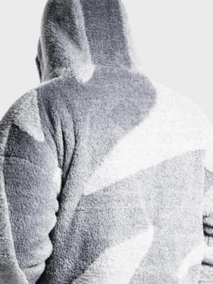 Men's Hooded Jacket with Zip Front