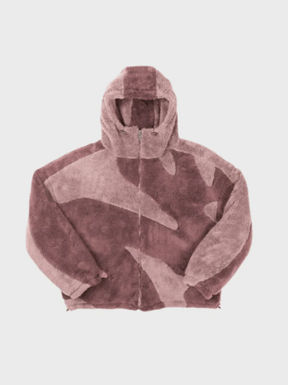 Men's Hooded Jacket with Zip Front