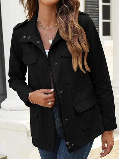Women's Utility Jacket with Multiple Pockets