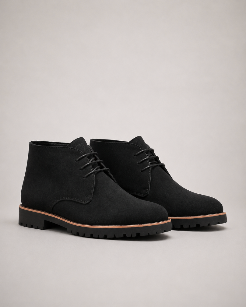 Men s Casual Leather Shoe Boots-1