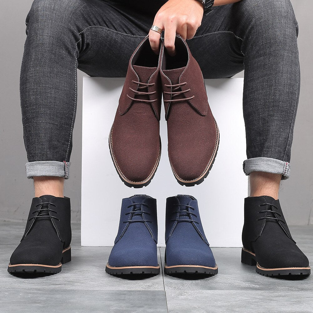 Men s Casual Leather Shoe Boots-2
