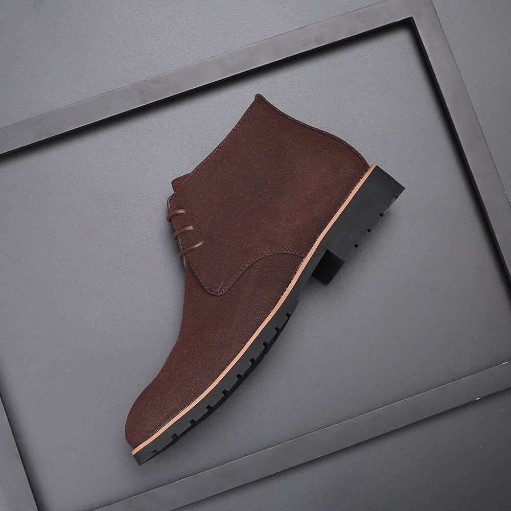 Men s Casual Leather Shoe Boots-4