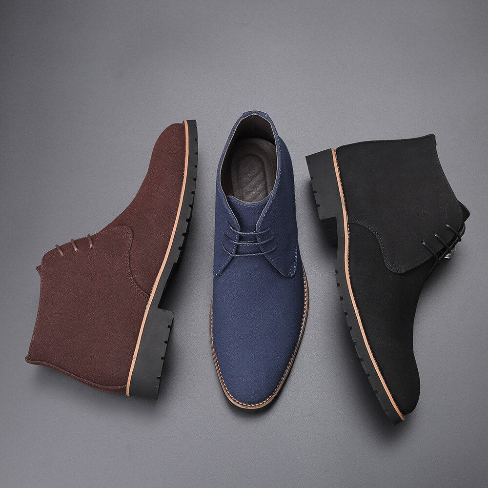 Men s Casual Leather Shoe Boots-3