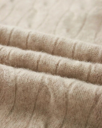 Men's Merino Wool Half-Zip Knit Jumper - photo 14
