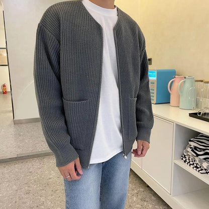 Men's Ribbed Zip Cardigan - photo 9