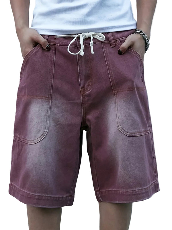Men’s Straight-Leg Shorts with Drawstring