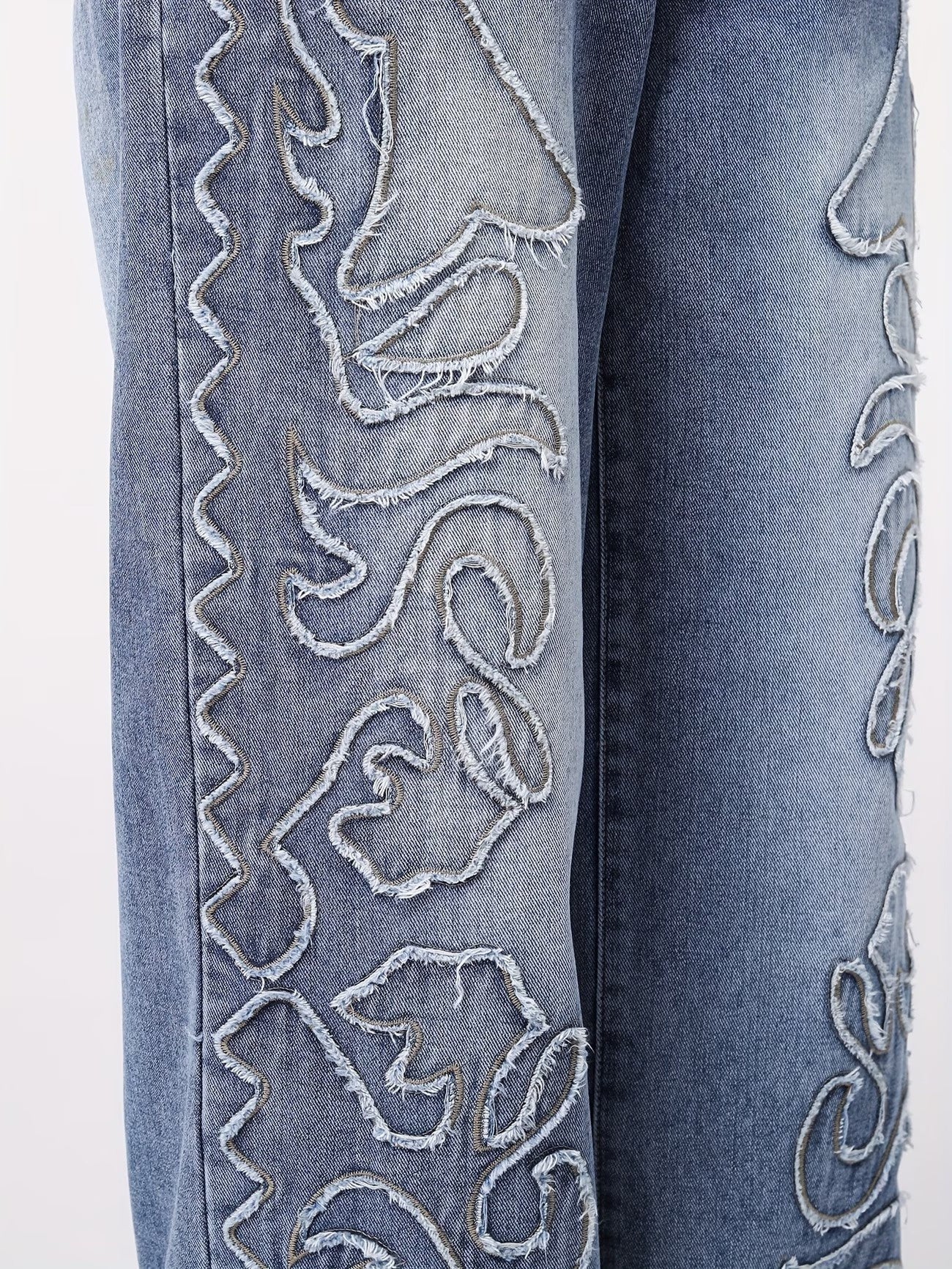 Men’s Wide-Leg Pants with Stitching