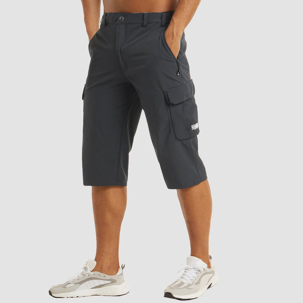 Men's Cargo Shorts with Side Pockets-12