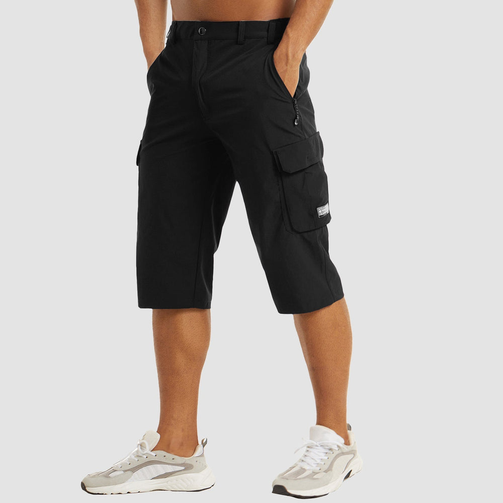 Men's Cargo Shorts with Side Pockets-11