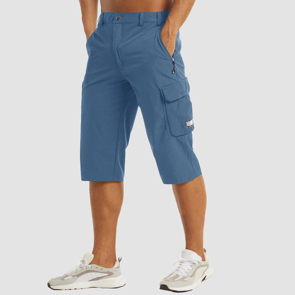 Men's Cargo Shorts with Side Pockets-15