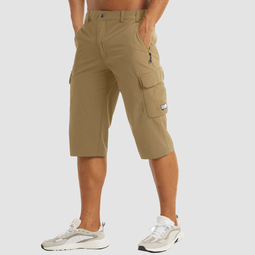 Men's Cargo Shorts with Side Pockets-6