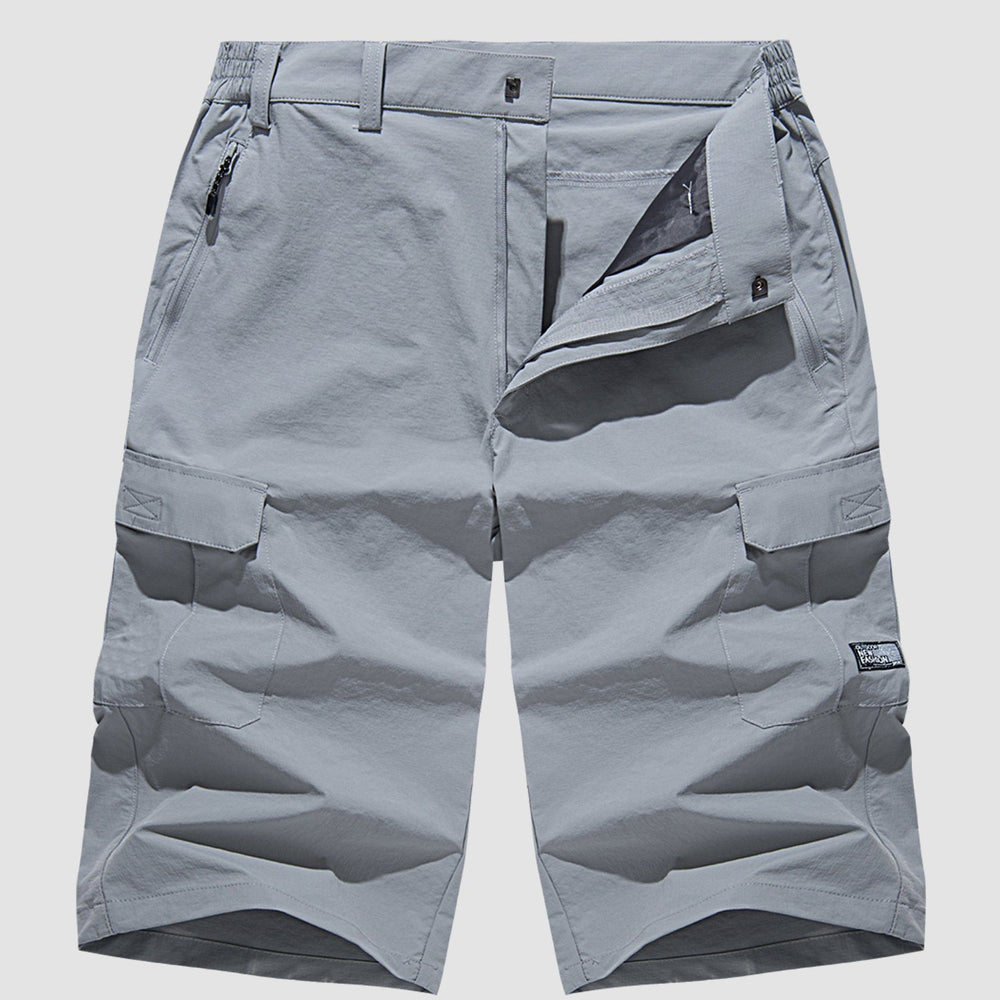 Men's Cargo Shorts with Side Pockets-10