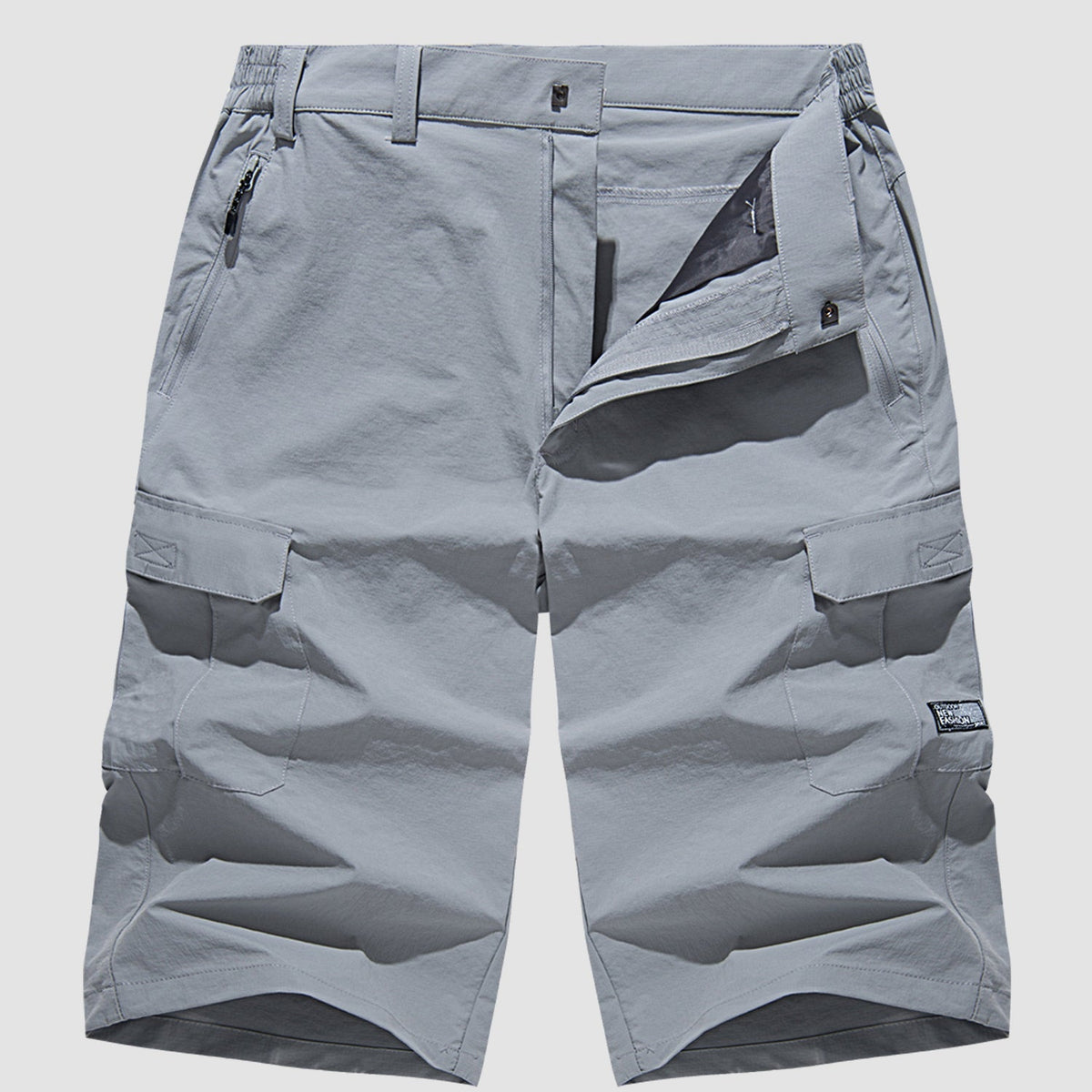 Men's Cargo Shorts with Side Pockets-10