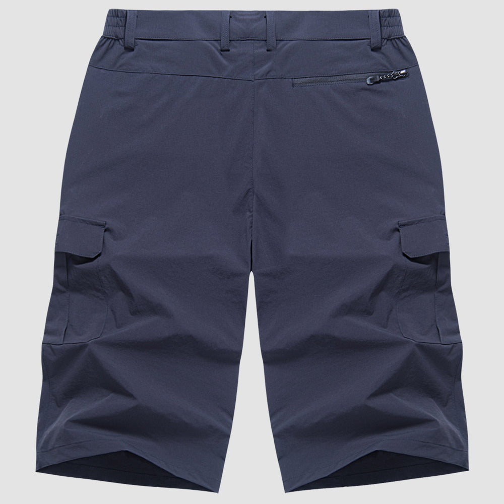 Men's Cargo Shorts with Side Pockets-5