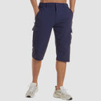 Men's Cargo Shorts with Side Pockets-4