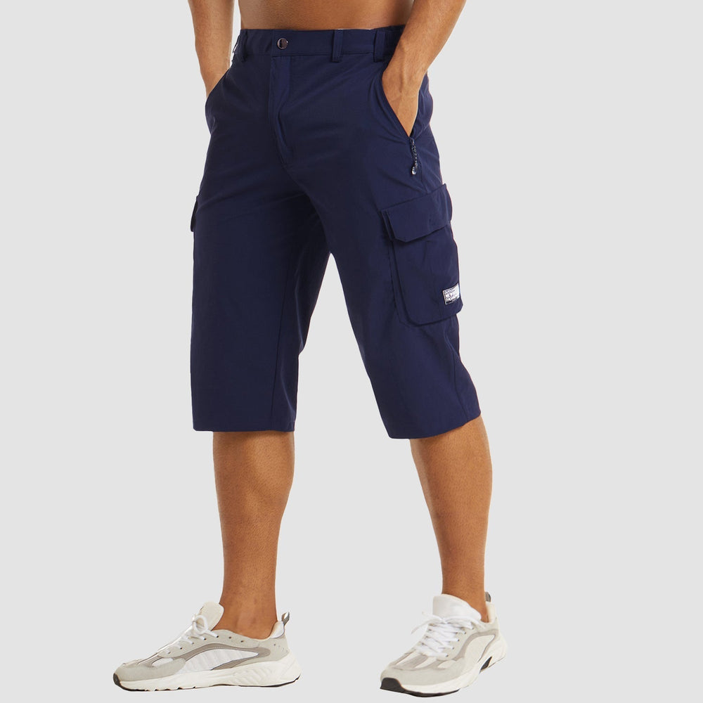 Men's Cargo Shorts with Side Pockets-1