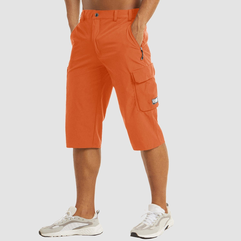 Men's Cargo Shorts with Side Pockets-13