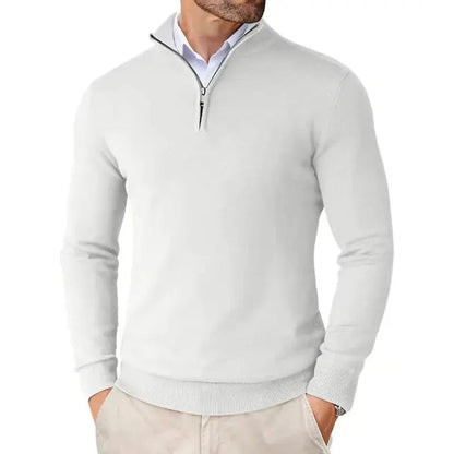 Men's Casual Half-Zip Sweater-9