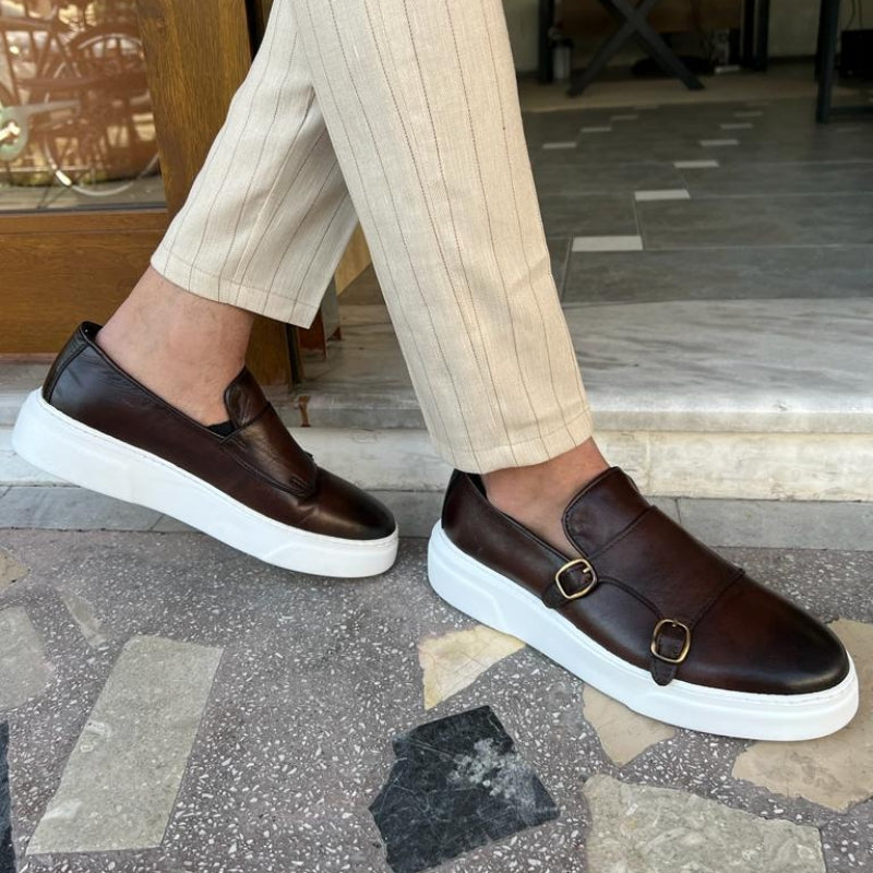 Men's Casual Slip-on Flats Shoes-4
