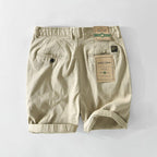 Men's Chino Shorts with Button Closure-1