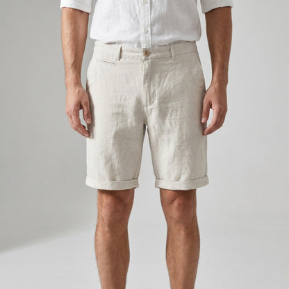 Men's Chino Shorts with Rolled Cuffs-6