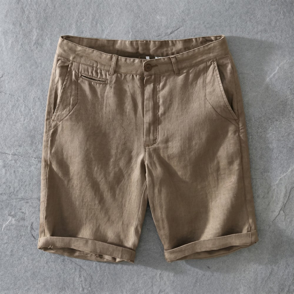 Men's Chino Shorts with Rolled Cuffs-3