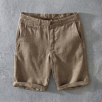 Men's Chino Shorts with Rolled Cuffs-3
