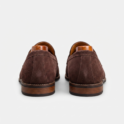 Men’s Classic Suede Penny Loafers-7