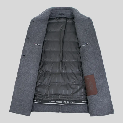 Men's Classic Wool Overcoat-9