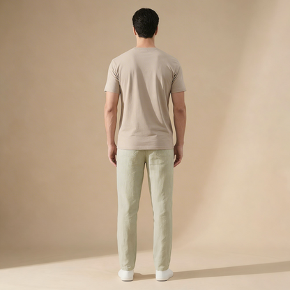 Men's Color-Block Straight-Leg Pants-3