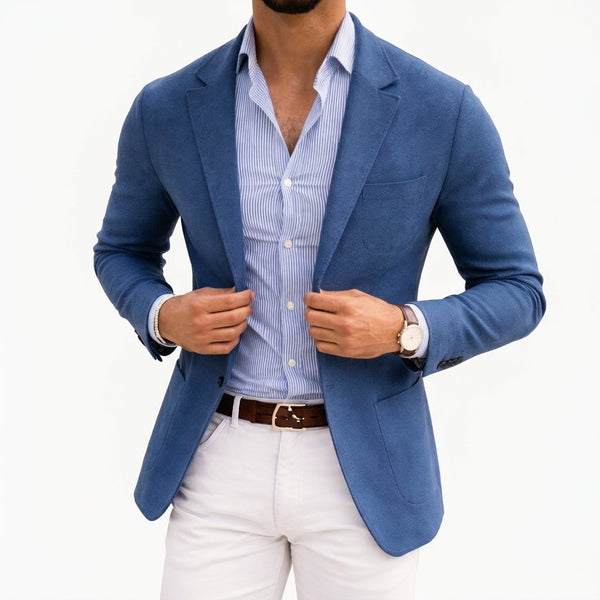 Men's Formal Knit Blazer-1